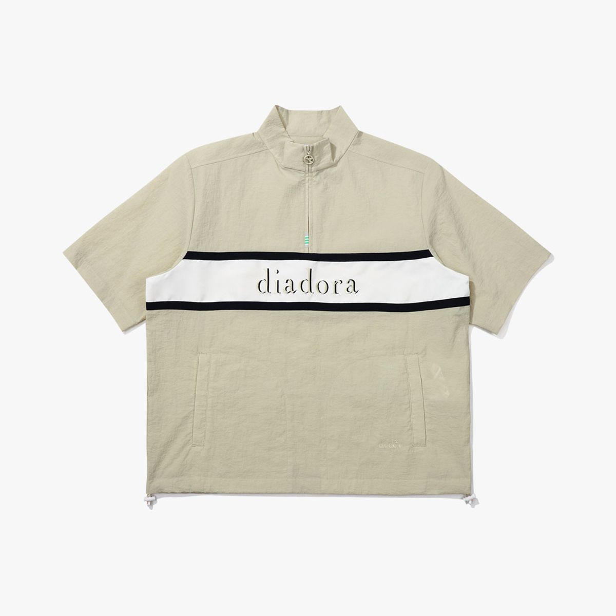 디아도라(diadora) 몬텔로 벤토 반팔 아노락 BEIGE