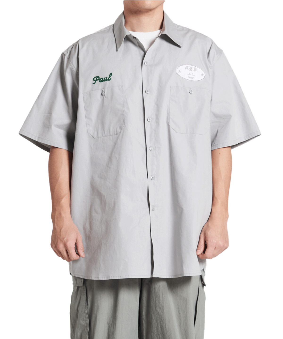 엔와이피(N.Y.P) Demon Skater Shirt (silver)
