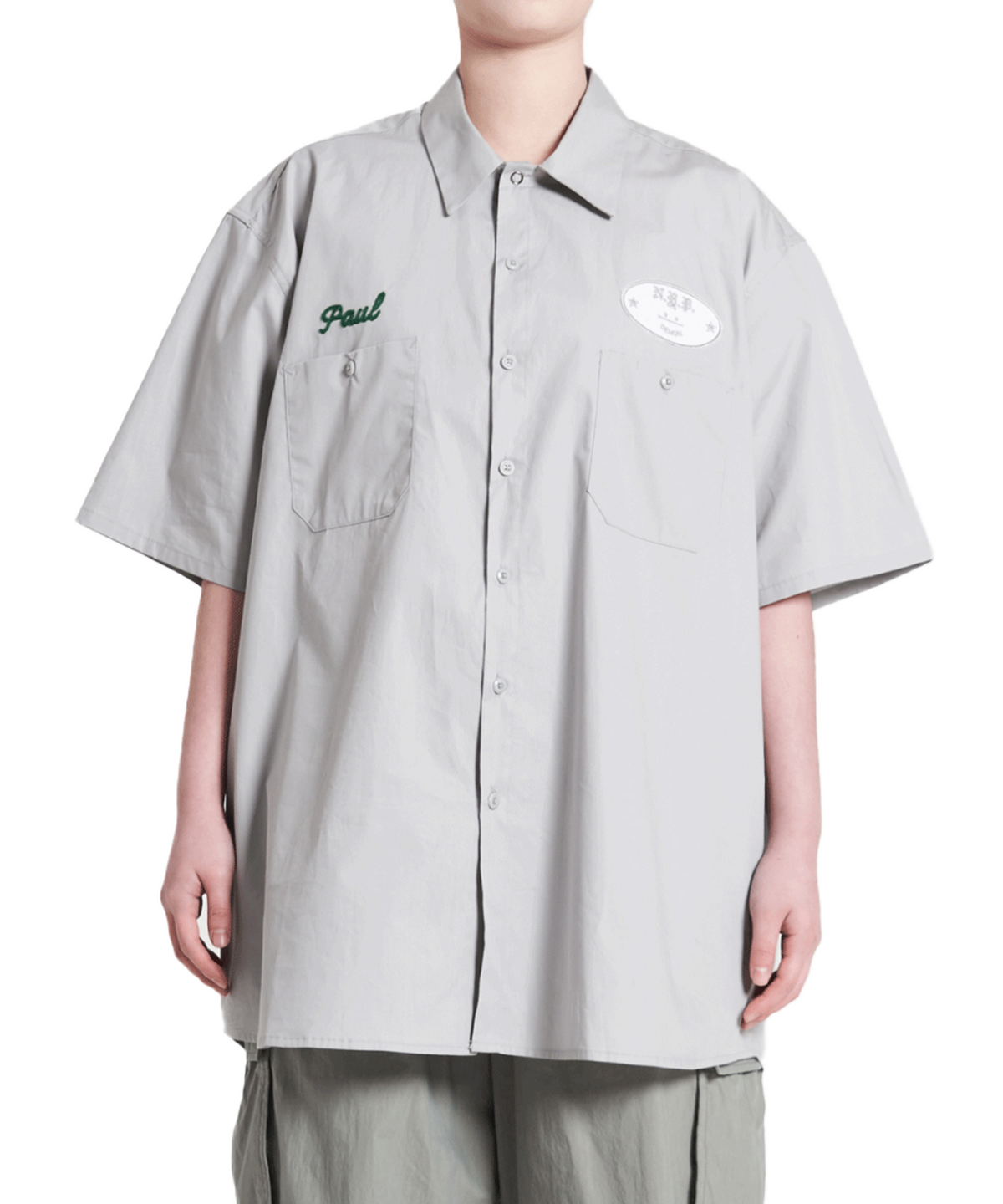 엔와이피(N.Y.P) Demon Skater Shirt (silver)