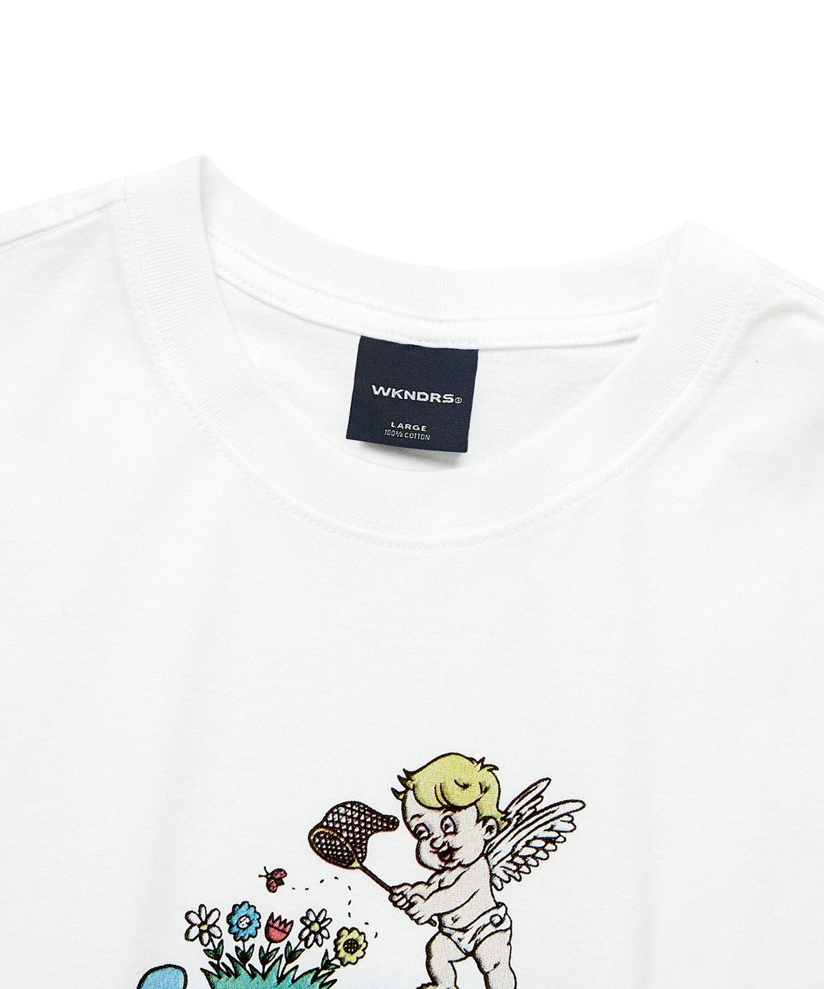 위캔더스(WKNDRS) CHERUB T-SHIRT (WHITE) - 사이즈 & 후기 | 무신사