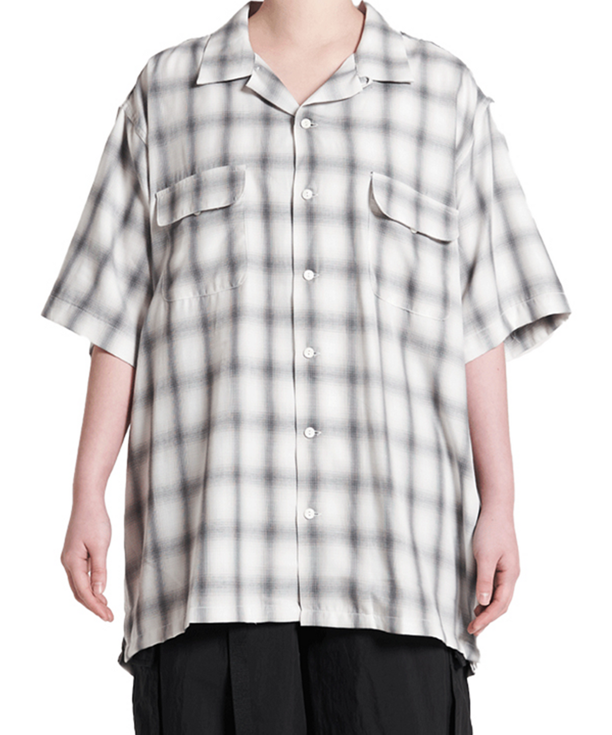 엔와이피(N.Y.P) Ombre Camp Shirt (black)