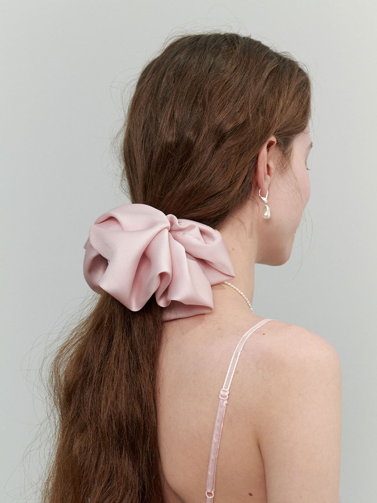 러브미몬스터(LOVE ME MONSTER) Essential Satin Scrunchy XL (L241MHA040)