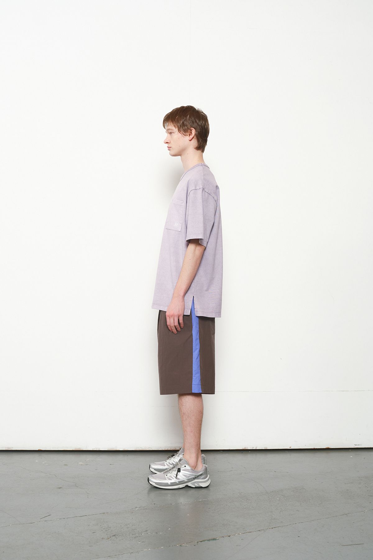 홀리선(HORLISUN) Curtis Color Point Half Pants Charcoal