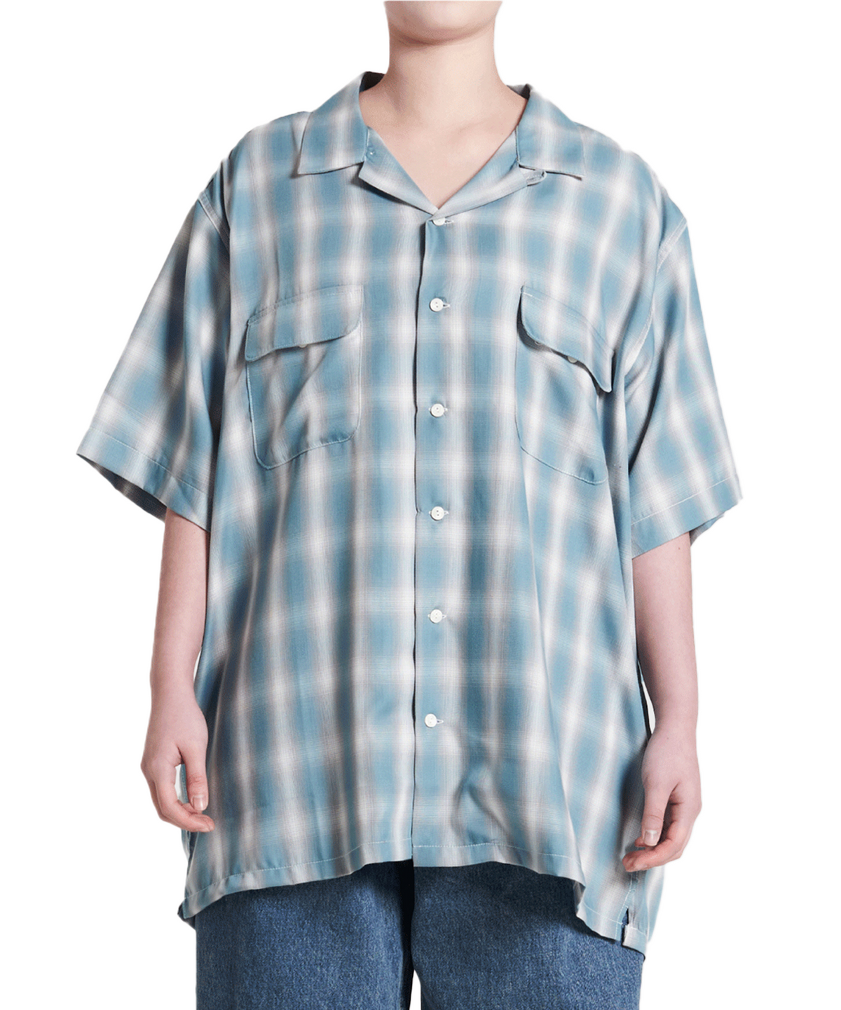 엔와이피(N.Y.P) Ombre Camp Shirt (sapphire blue)