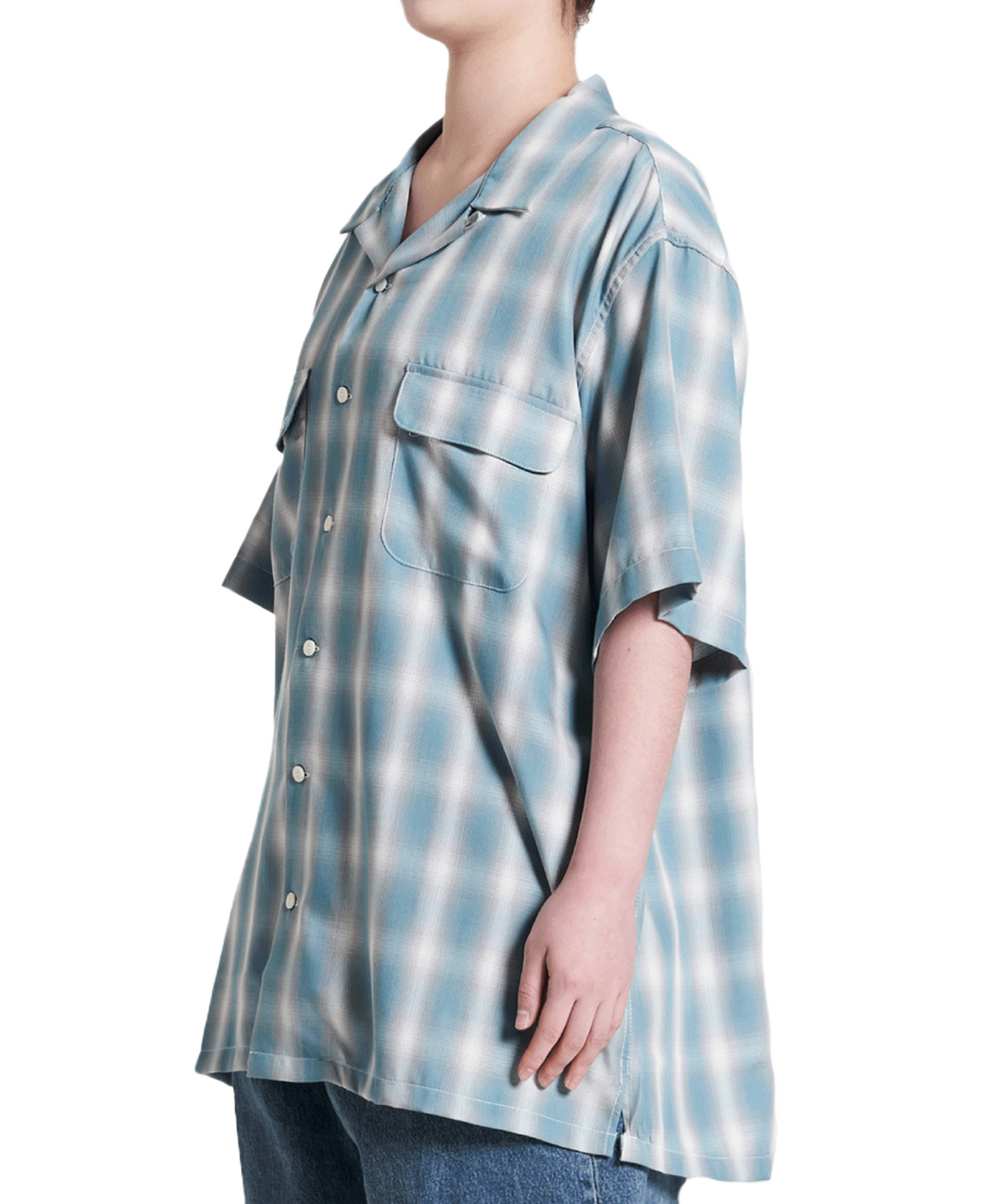 엔와이피(N.Y.P) Ombre Camp Shirt (sapphire blue)
