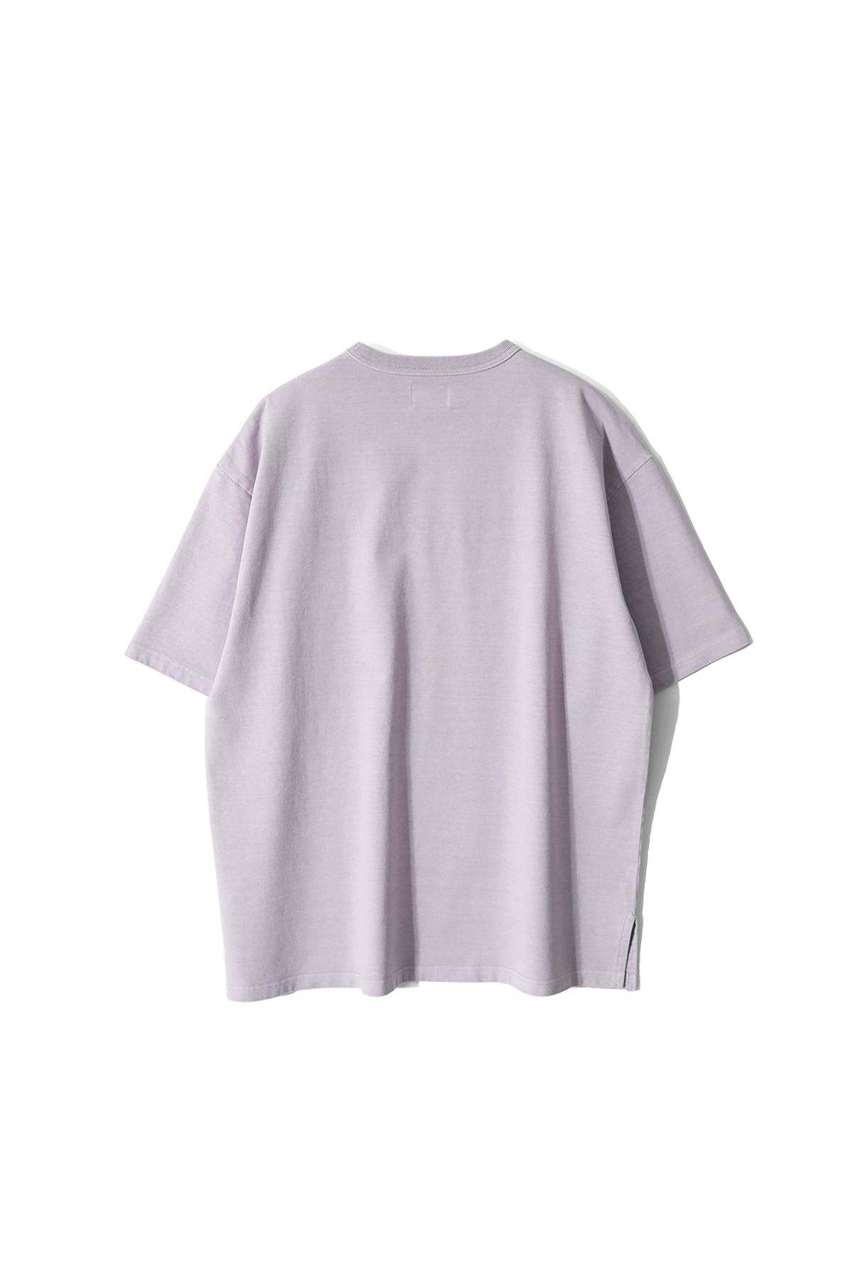 홀리선(HORLISUN) Lawrence Garment Dyeing Short T-shirt Lavender