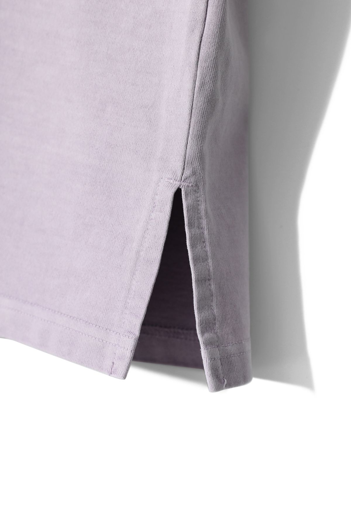홀리선(HORLISUN) Lawrence Garment Dyeing Short T-shirt Lavender