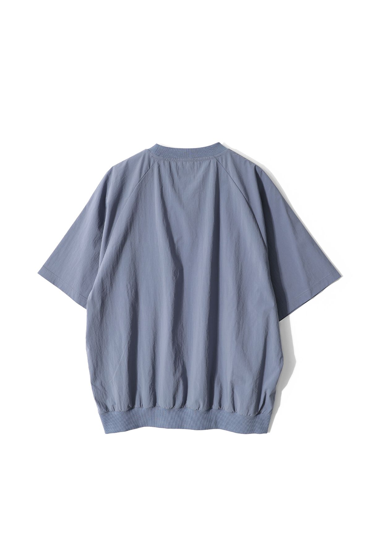 홀리선(HORLISUN) Jameson Short Woven Pullover Shirt Blue