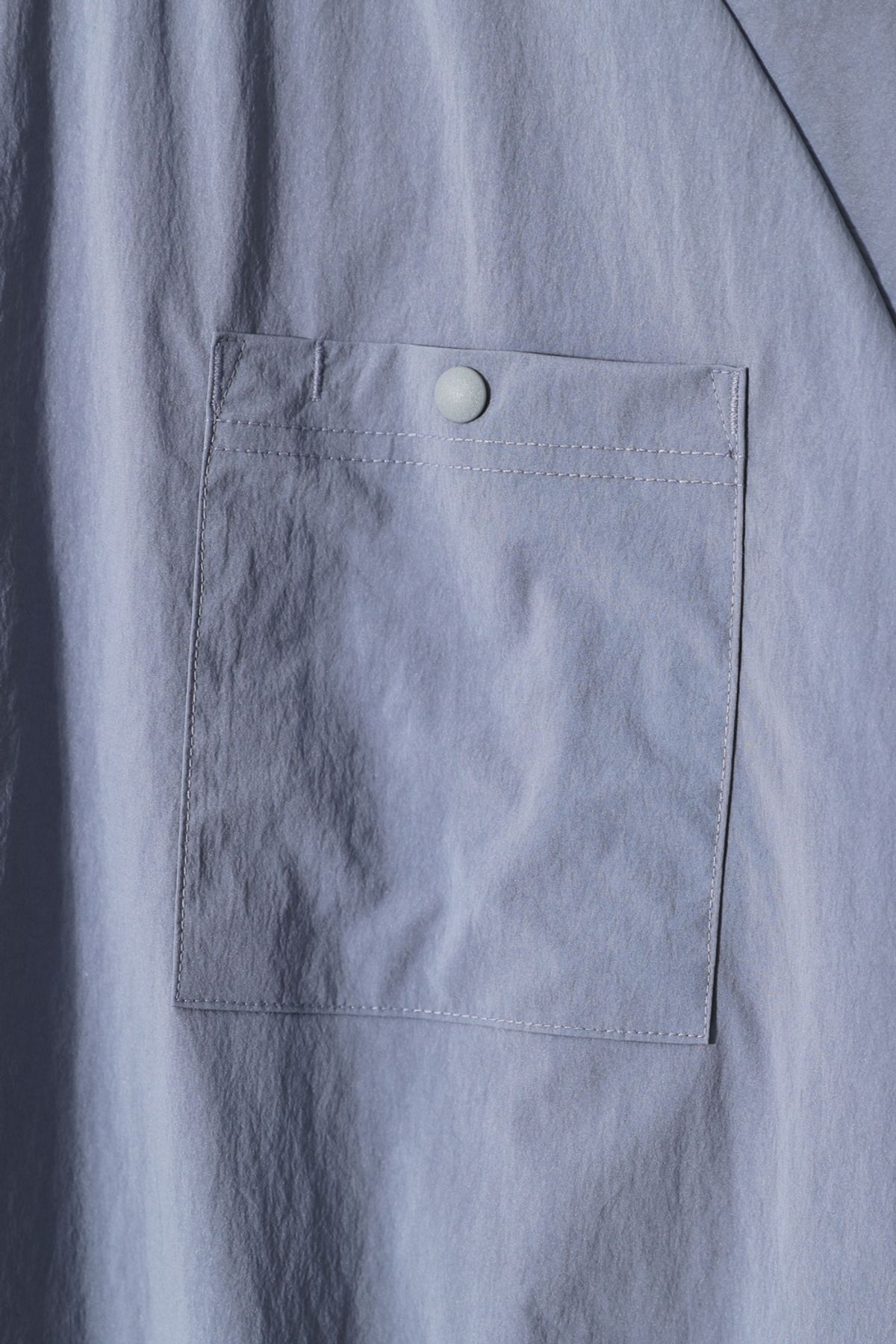 홀리선(HORLISUN) Jameson Short Woven Pullover Shirt Blue