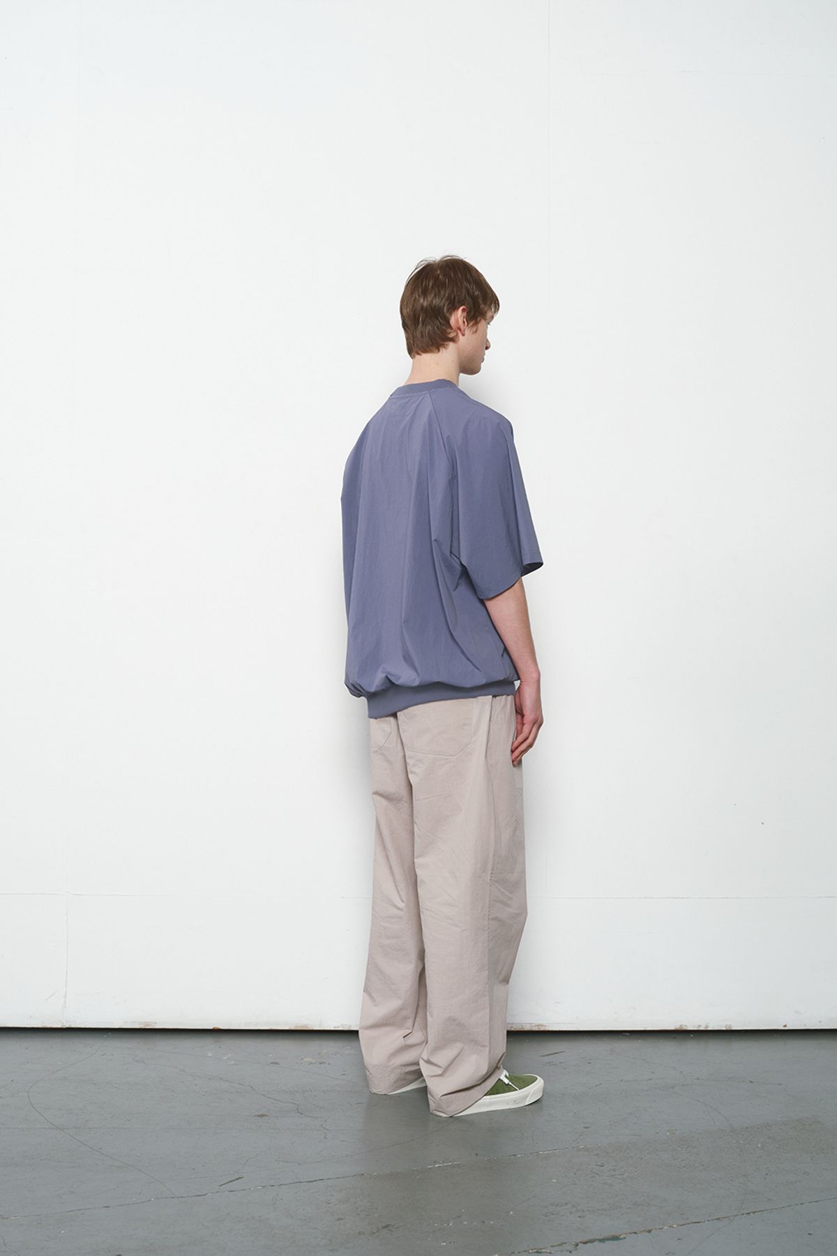 홀리선(HORLISUN) Jameson Short Woven Pullover Shirt Blue