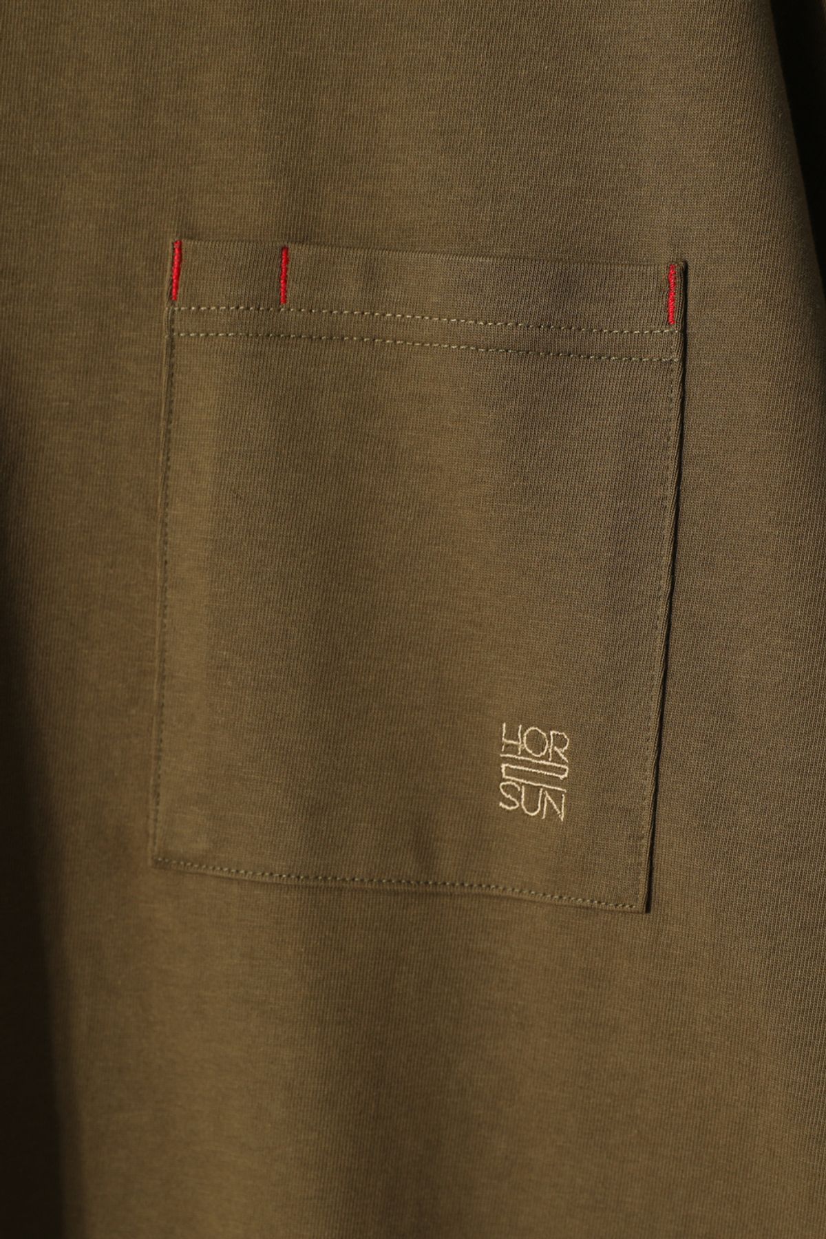 홀리선(HORLISUN) Lawrence Short Sleeve T-shirt Olive