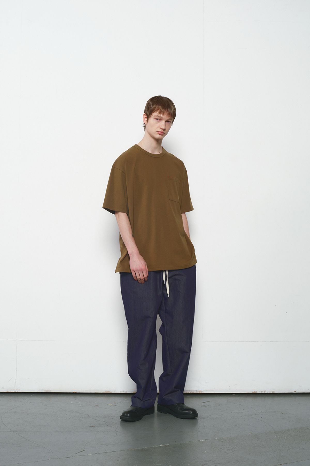 홀리선(HORLISUN) Lawrence Short Sleeve T-shirt Olive