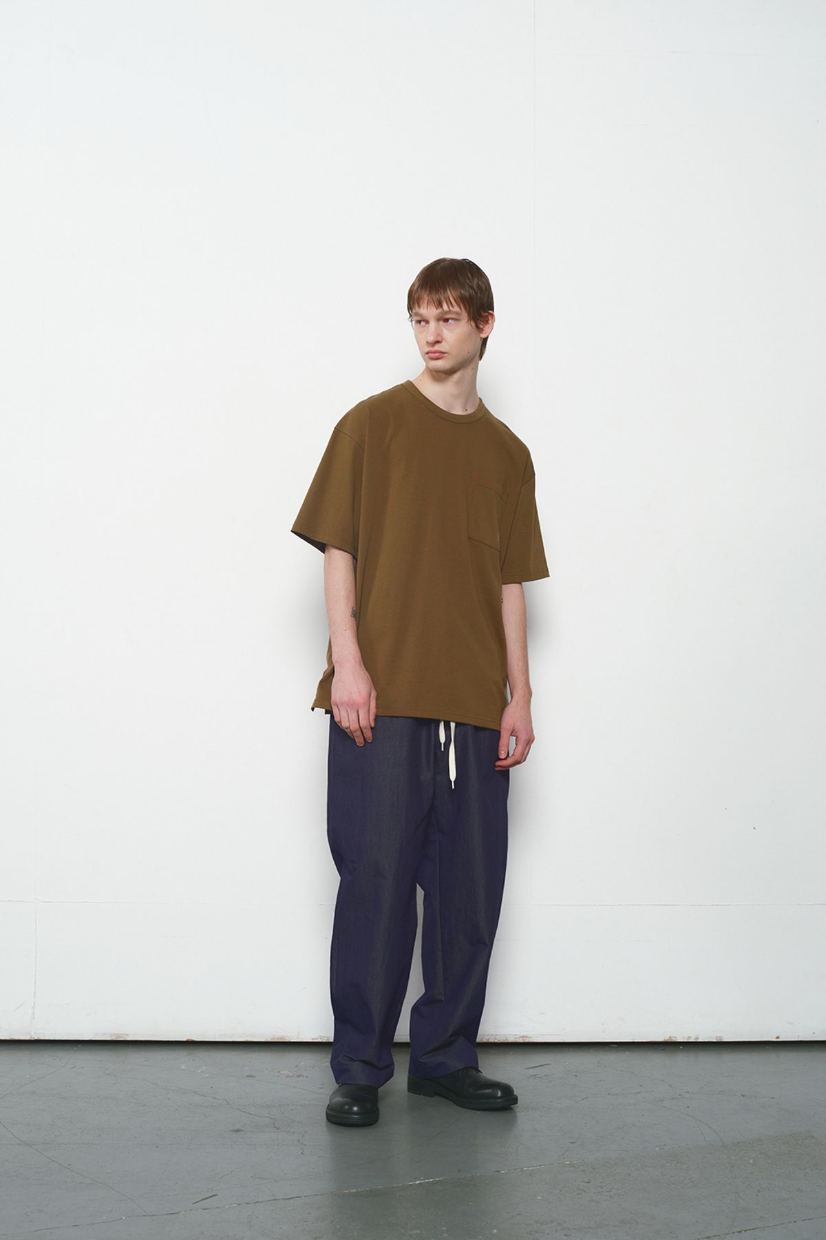 홀리선(HORLISUN) Lawrence Short Sleeve T-shirt Olive