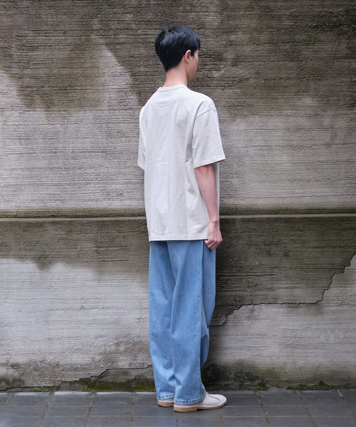 홀리선(HORLISUN) Lawrence Short Sleeve T-shirt White