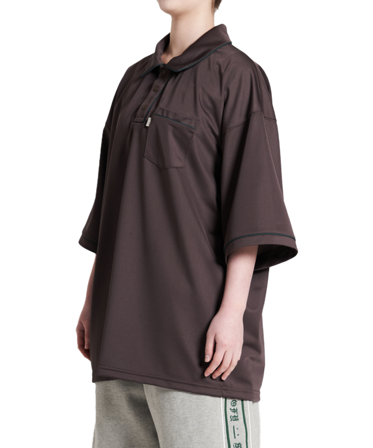 엔와이피(N.Y.P) Goofy Skater Boy Polo Shirt (brown)