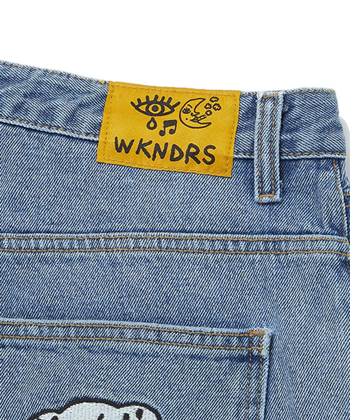 위캔더스(WKNDRS) ISCREAM DENIM SHORTS (L.DENIM)