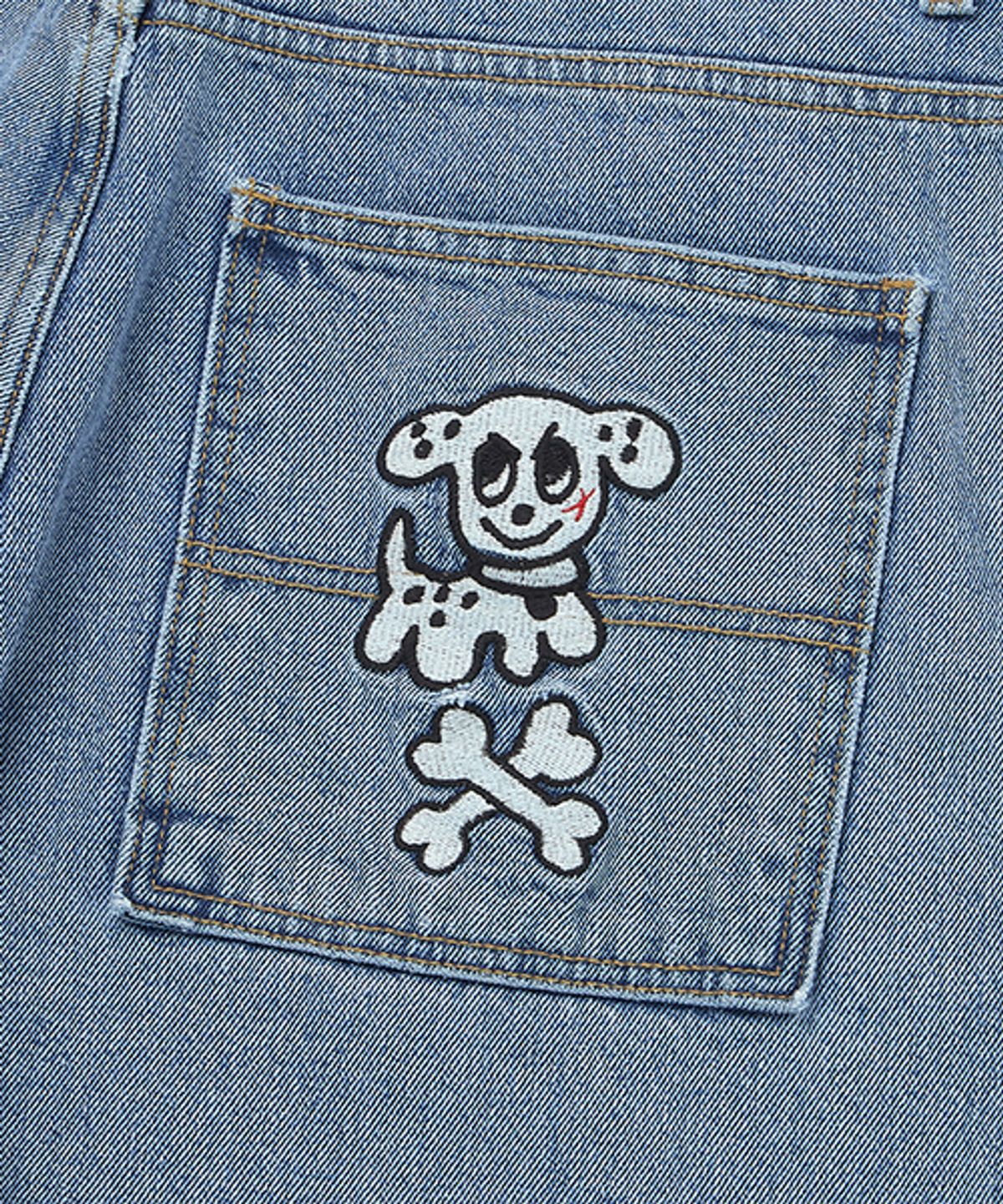 위캔더스(WKNDRS) ISCREAM DENIM SHORTS (L.DENIM)