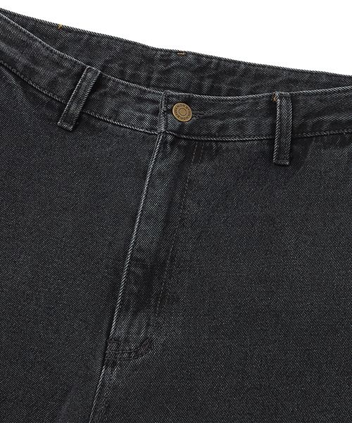 ISCREAM DENIM SHORTS (BLACK)