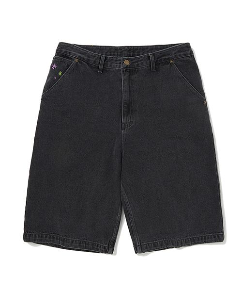 ISCREAM DENIM SHORTS (BLACK)