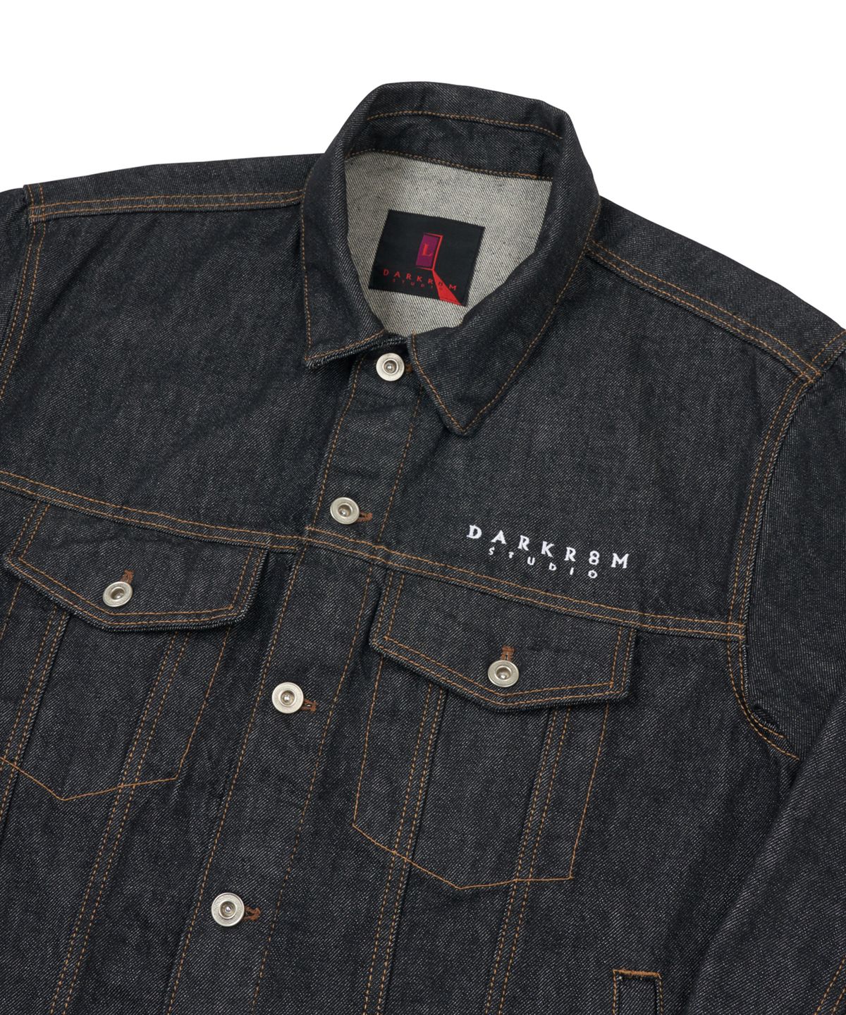 에이오엠지(AOMG) KIAN84 x DARKR8M STUDIO WOOKimyung Denim Jacket Black