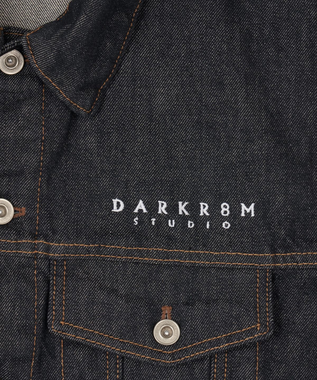 에이오엠지(AOMG) KIAN84 x DARKR8M STUDIO WOOKimyung Denim Jacket Black