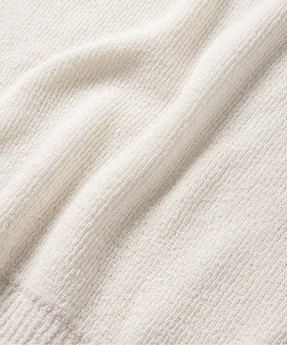 넌블랭크(NONBLANK) 래글런 하프 슬리브 칼라 니트_IVORY