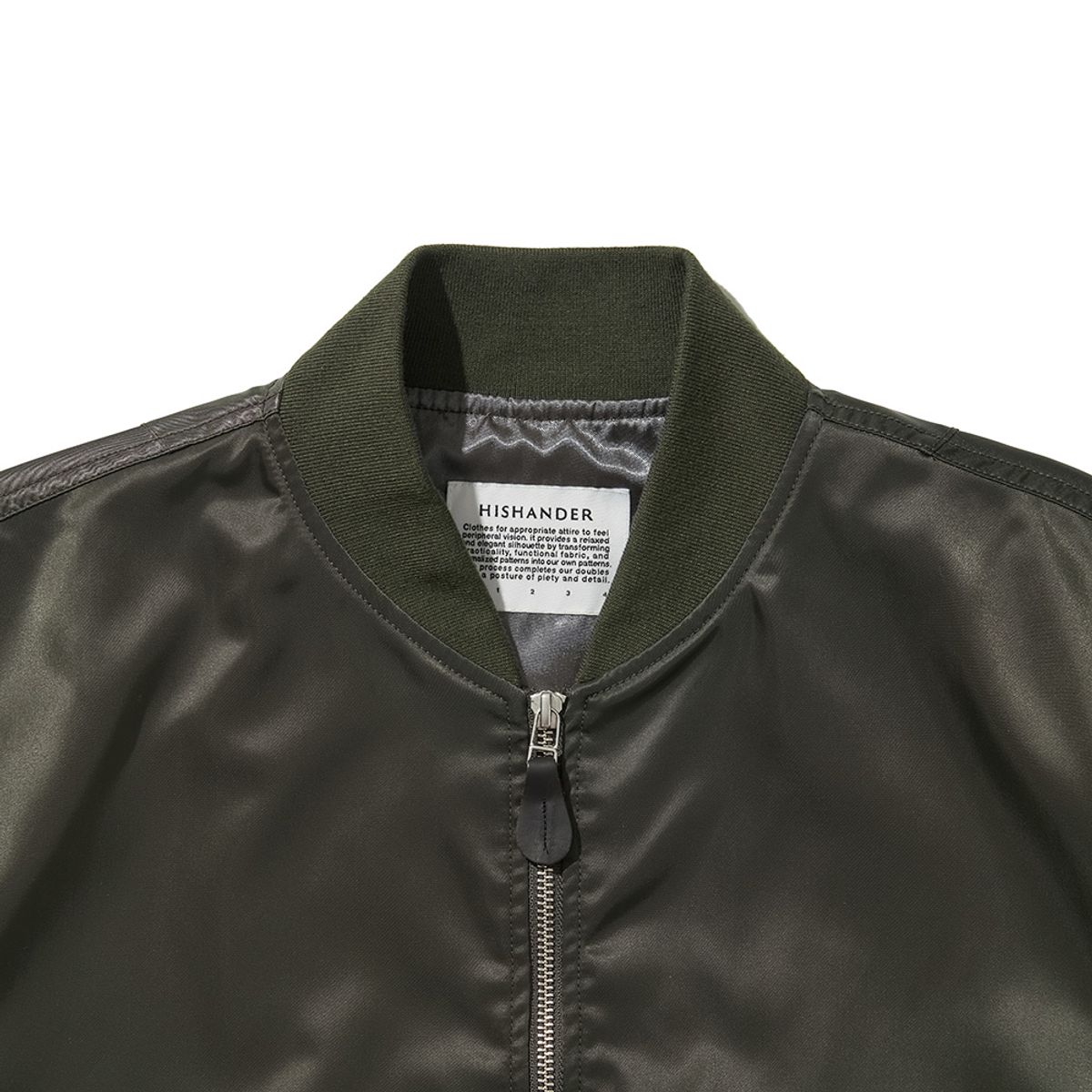 히즈핸더(HISHANDER) L-2B FLIGHT JACKET [Military Green]