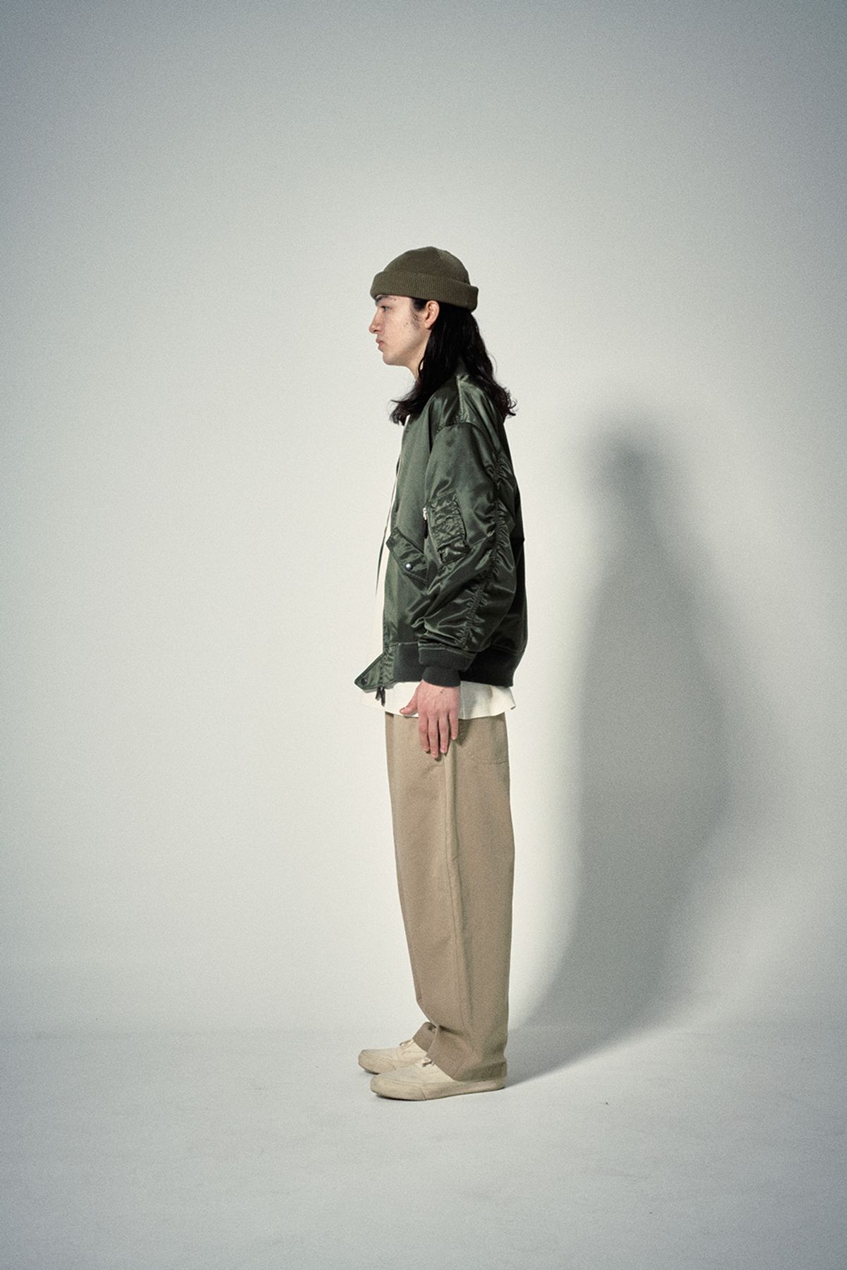 히즈핸더(HISHANDER) L-2B FLIGHT JACKET [Military Green]