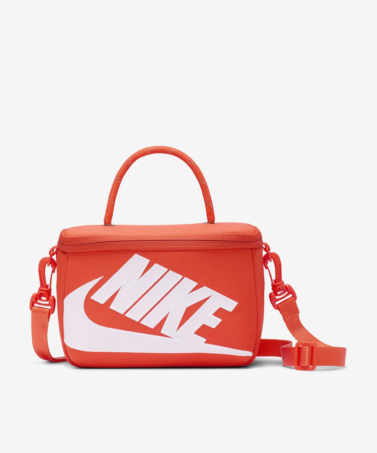 나이키(NIKE) 미니 슈박스 크로스바디 백(3L) - 오렌지:화이트 / FN3059-869
