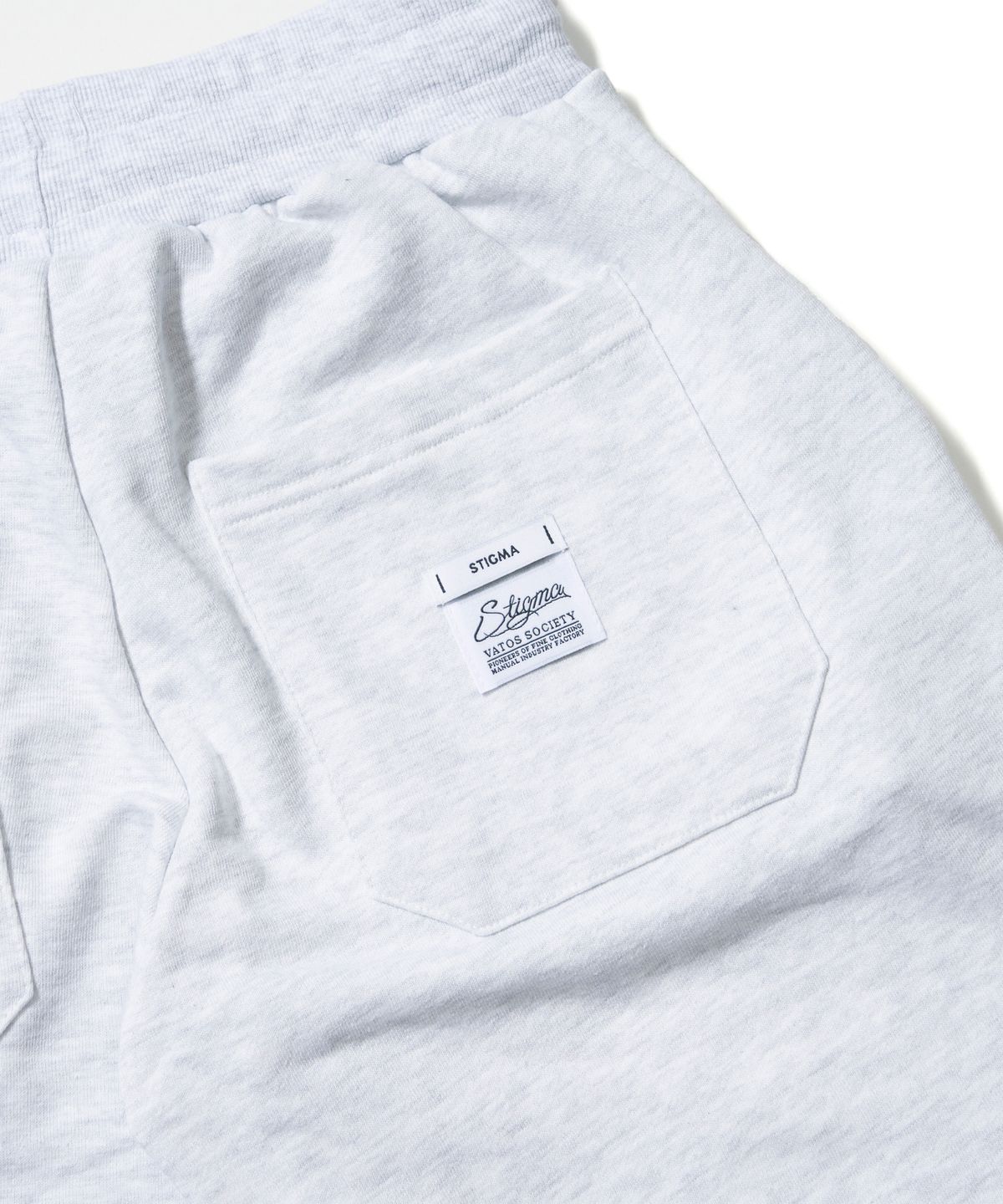 스티그마(STIGMA) STGM Logo Short Pants White Melange