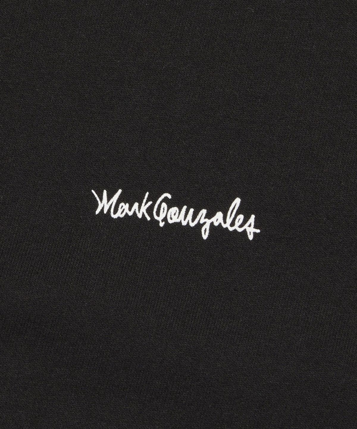 마크곤잘레스(MARK GONZALES) 엔젤 와펜 반팔 스웻 셔츠 - BLACK