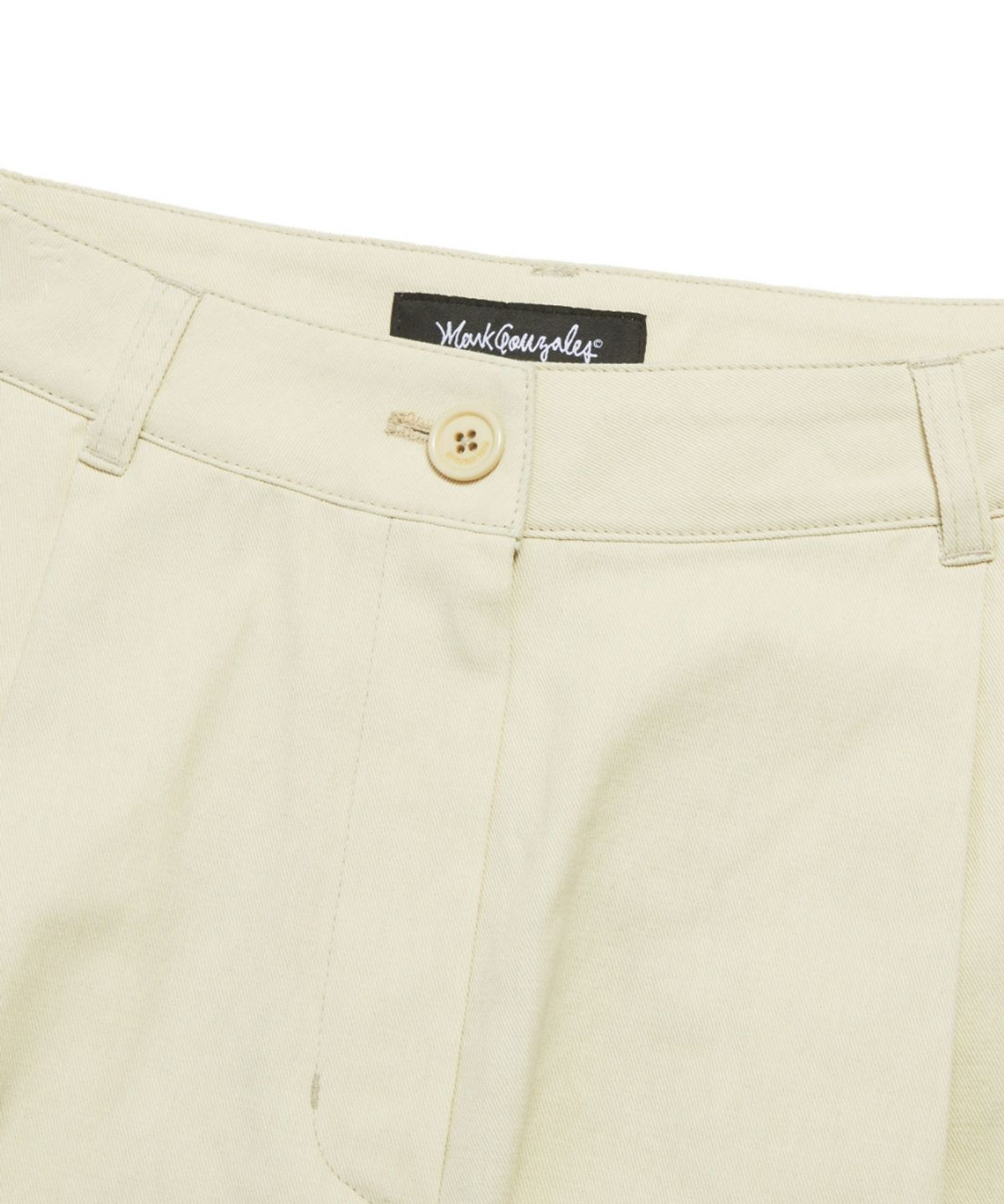 마크곤잘레스(MARK GONZALES) WOMENS ONETUCK CHINO SHORT - L/BEIGE