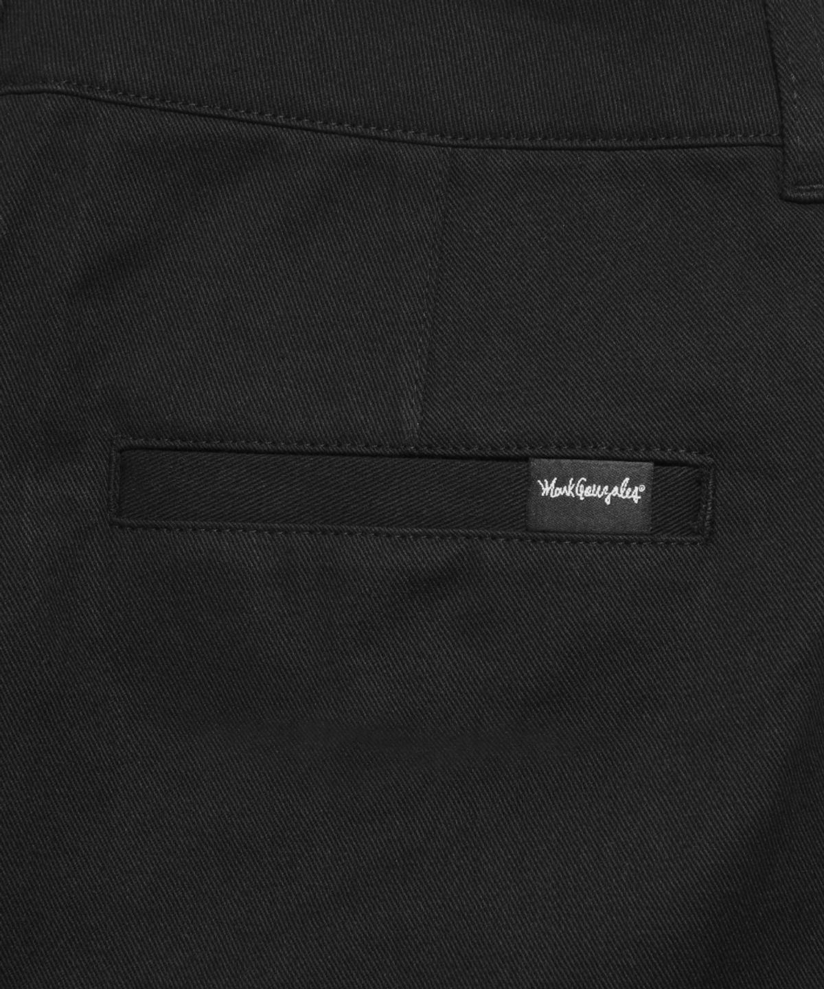 마크곤잘레스(MARK GONZALES) WOMENS ONETUCK CHINO SHORT - BLACK