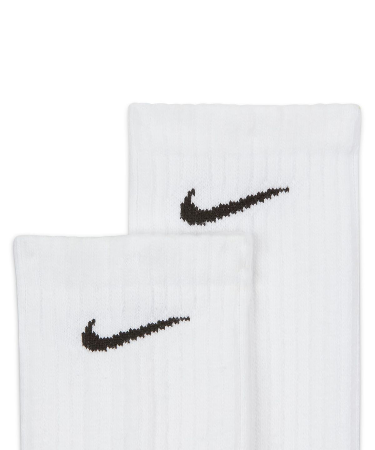나이키(NIKE) 에브리데이 쿠션 트레이닝 크루 삭스(3켤레) - 화이트:블랙 / SX7664-100