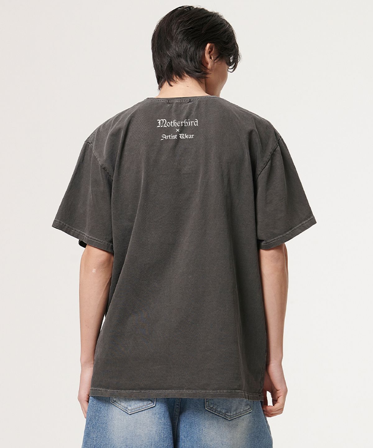 아티스트웨어(ARTISTWEAR) [ATW X 마더버드] 마스터링 피그먼트 반팔티