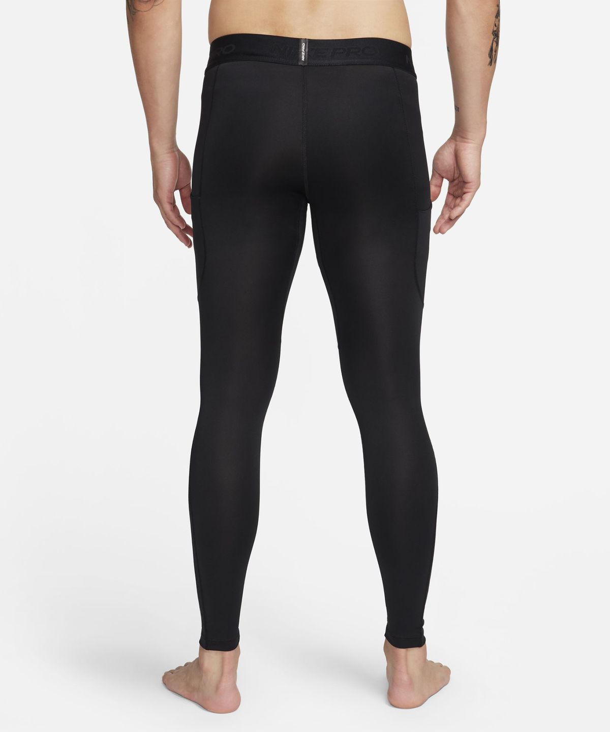 나이키(NIKE) 프로 드라이 핏 피트니스 타이츠 M - 블랙:화이트 / FB7953-010