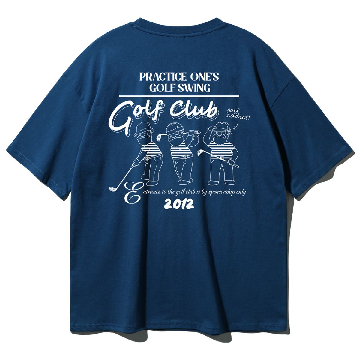 앨빈클로(ALVINCLO) GOLF TRIO 오버핏 반팔티 AST4520 (3 COLOR)