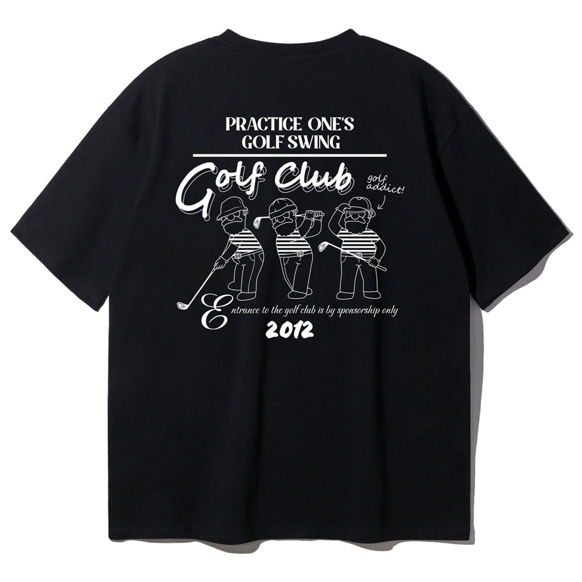앨빈클로(ALVINCLO) GOLF TRIO 오버핏 반팔티 AST4520 (3 COLOR)