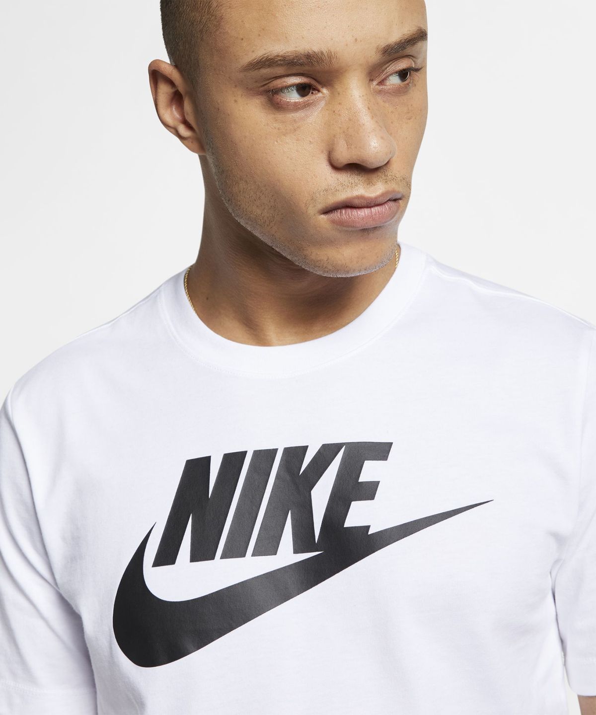 나이키(NIKE) 스포츠웨어 티셔츠 M - 화이트:블랙 / AR5005-101