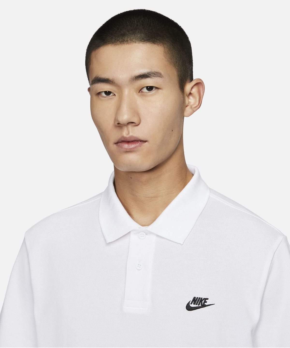나이키(NIKE) 클럽 반소매 폴로셔츠 M - 화이트:블랙 / FN3895-100