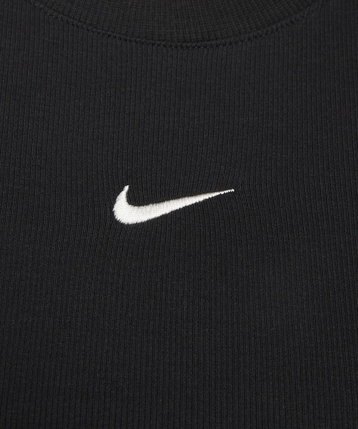 나이키(NIKE) 스포츠웨어 에센셜 골지 크롭 탱크 W - 블랙:세일 / FB8280-010