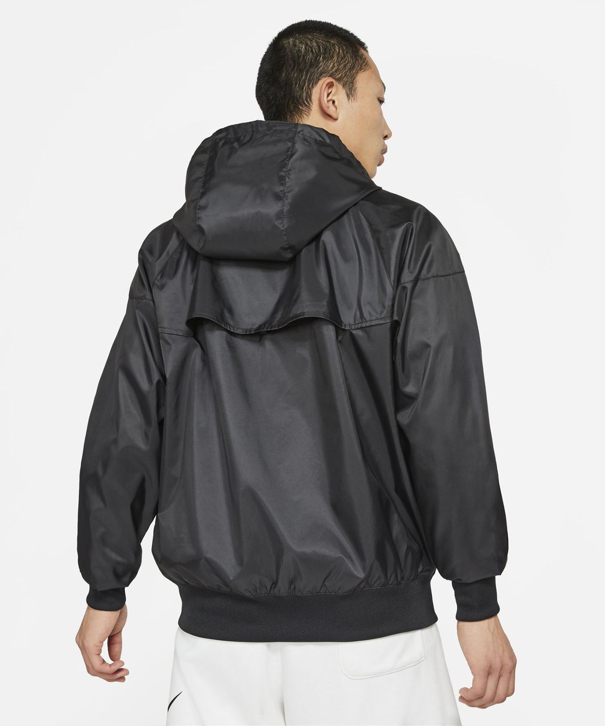 나이키(NIKE) 스포츠웨어 윈드러너 후드 재킷 M - 블랙:화이트 / DA0002-010