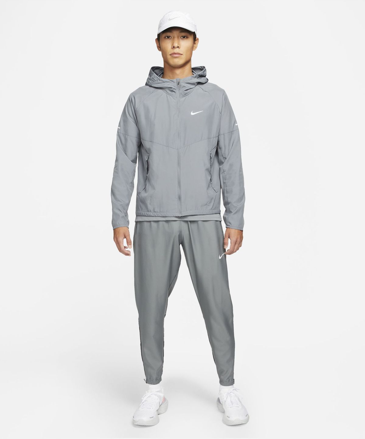 나이키(NIKE) 리펠 마일러 러닝 재킷 M - 스모크 그레이 / DD4747-084