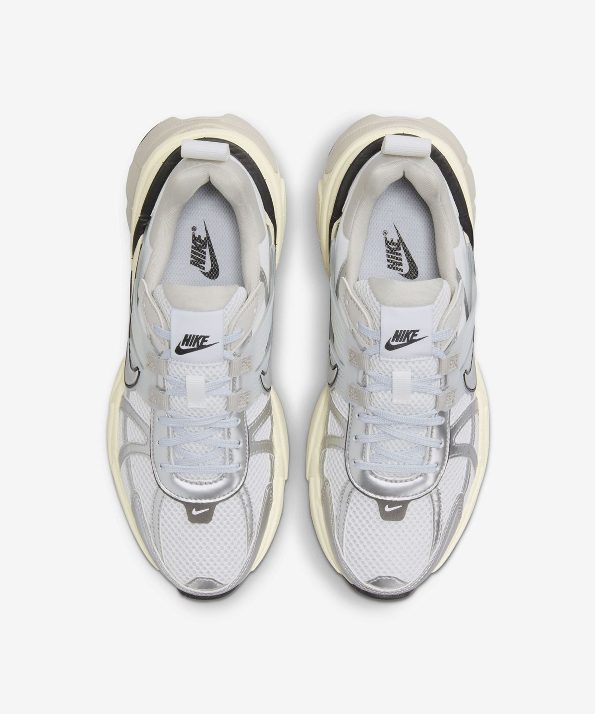 나이키(NIKE) V2K 런 W - 서밋 화이트:퓨어 플래티넘:라이트 아이언 오어:메탈릭 실버 / FD0736-100