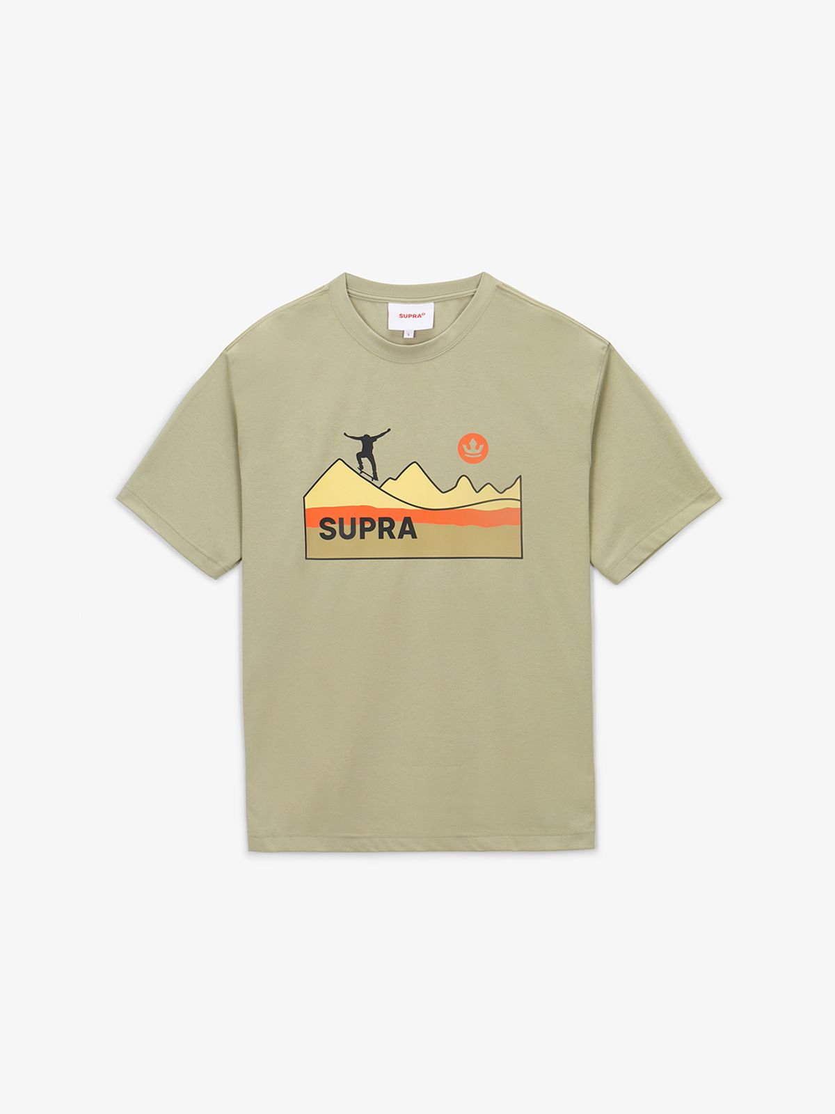 수프라(SUPRA) 아웃도어 마운틴 그래픽 티셔츠(BEIGE)
