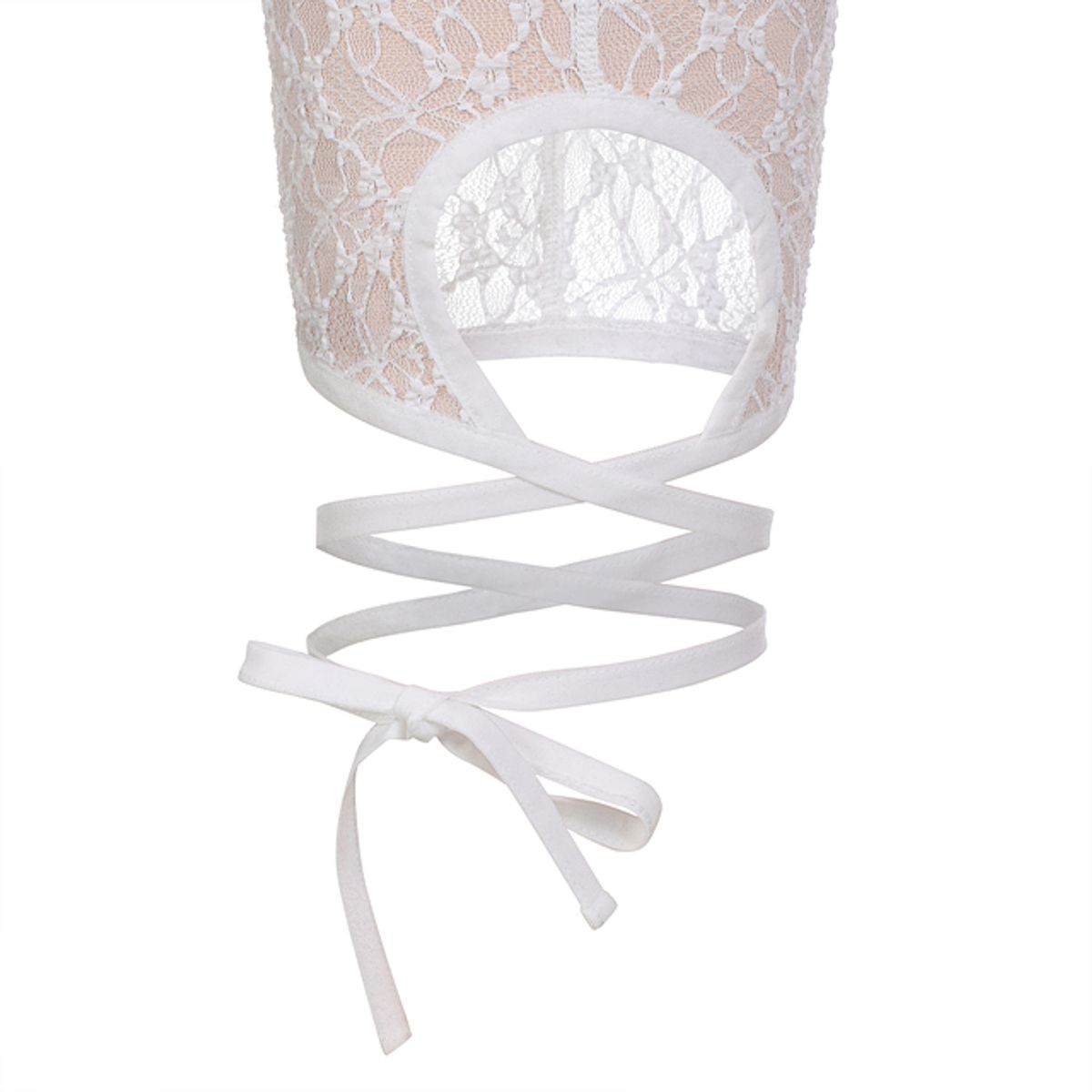 라라폭스(LALAFOX) LACE STRAP LEGGINGS WHITE BQ2LP001