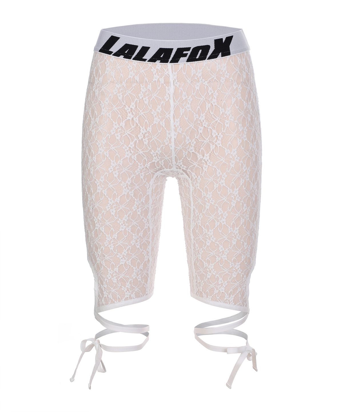 라라폭스(LALAFOX) LACE STRAP LEGGINGS WHITE BQ2LP001