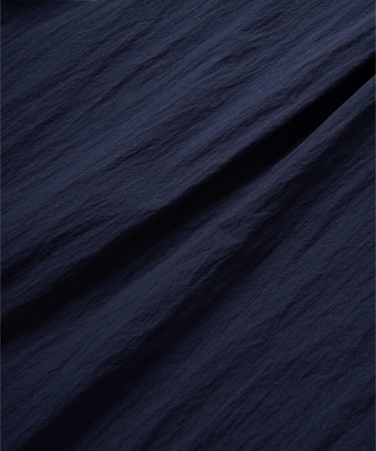 넌블랭크(NONBLANK) 네츄럴 링클 하프 슬리브 셔츠Ⅱ_DARK NAVY