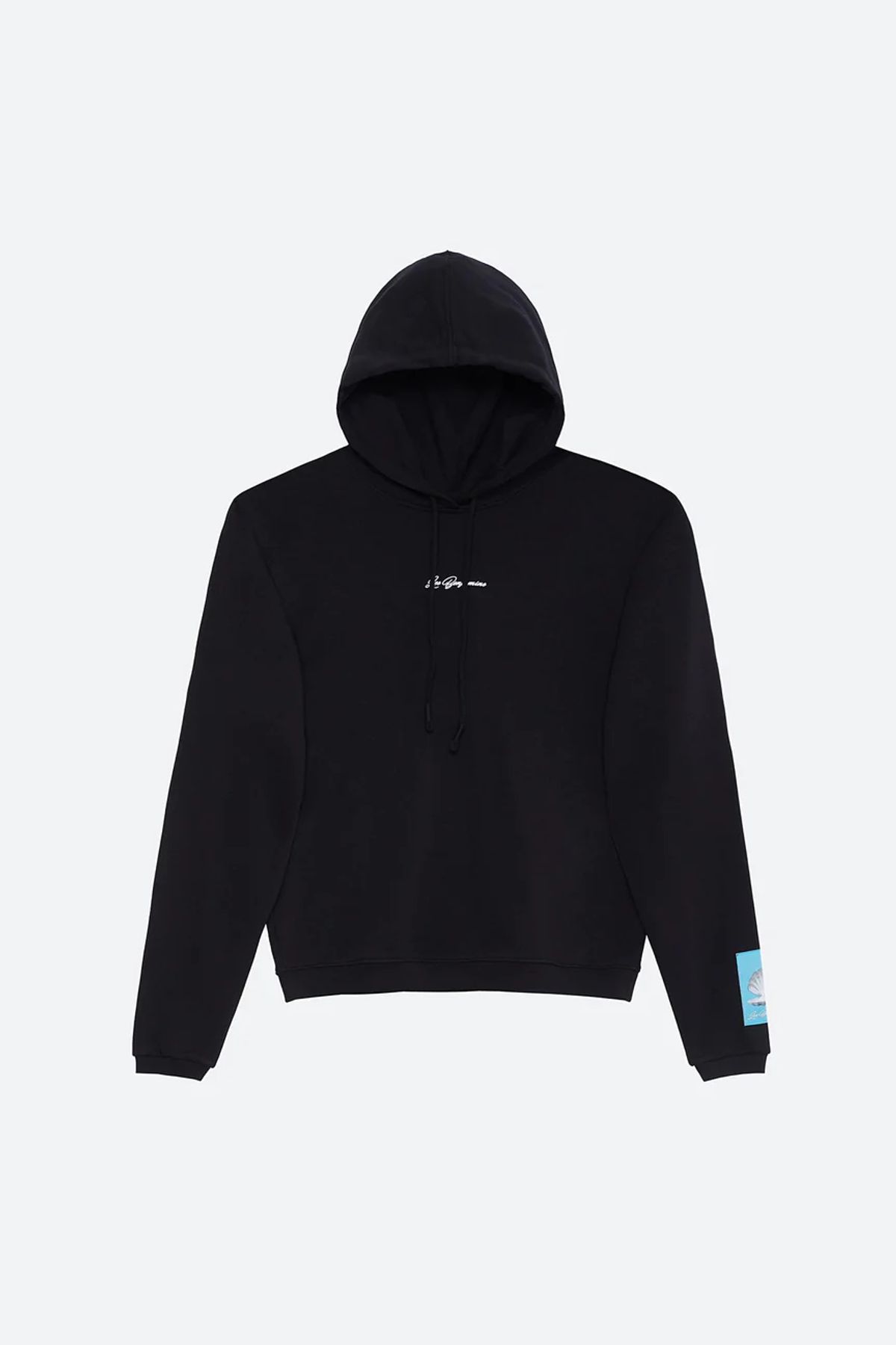 레 벤자민(LES BENJAMINS) (W) 레귤러 후디 005 블랙 REGULAR HOODIE 005 BLACK