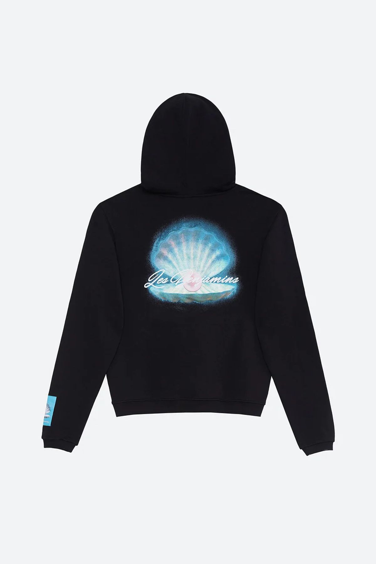 레 벤자민(LES BENJAMINS) (W) 레귤러 후디 005 블랙 REGULAR HOODIE 005 BLACK